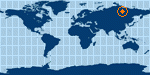 Location of Mirny,Russia