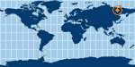 Location of Borogontsy,Russia