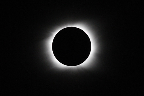 Total Solar Eclipse over Easter Island Rapa Nui  Hanga Roa July 11 2010